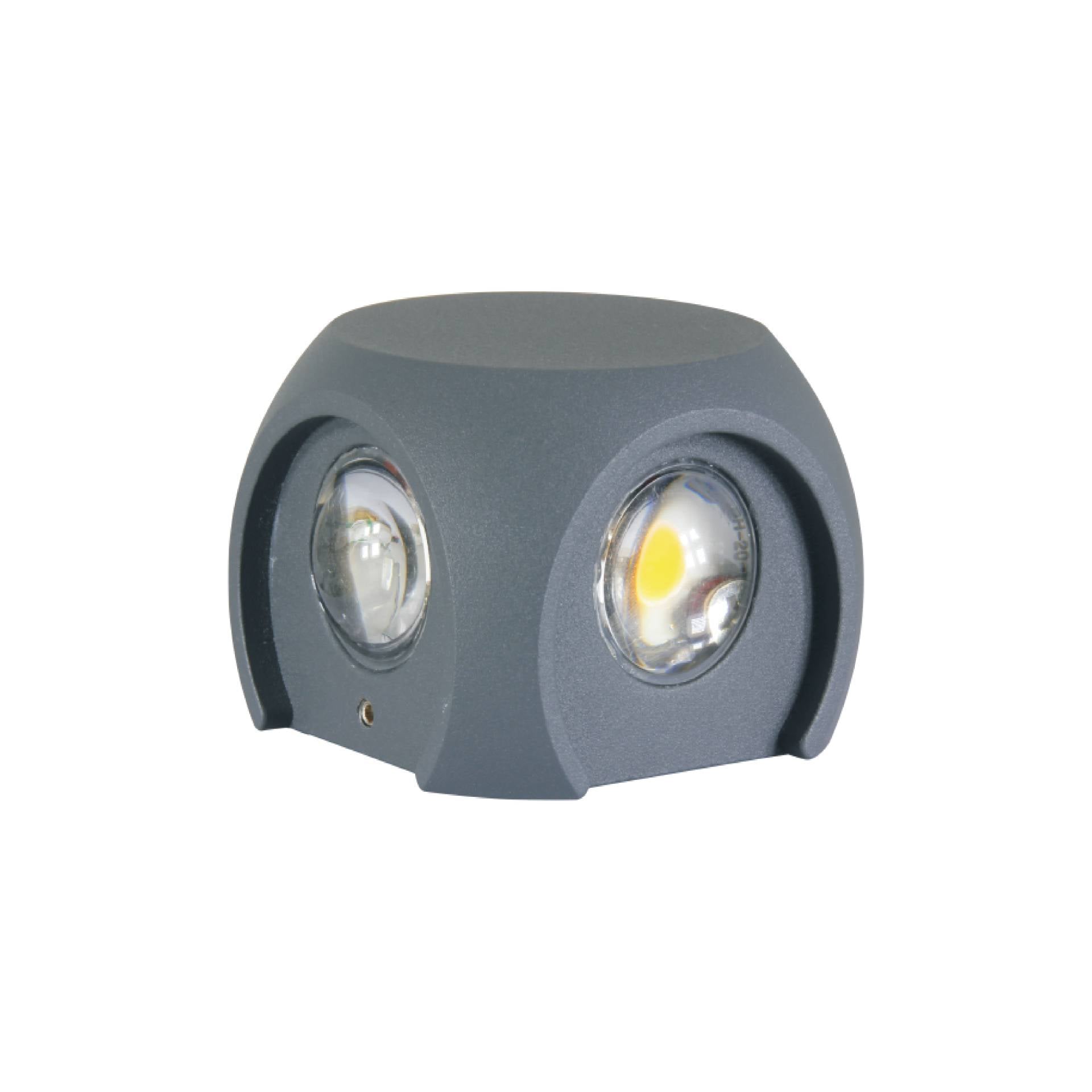 Halo W33 Outdoor Wall Light | 4 Ray x 2W LED | Warm White (WW) | Multi-Direction Beam Light | IP54 Rated | 2 Year Warranty | Energy Efficient Exterior Fixture