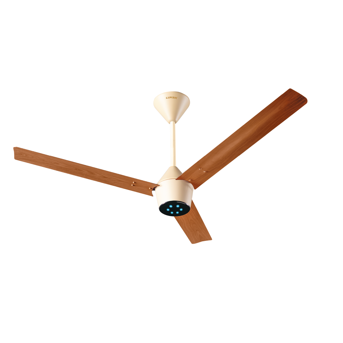 Radial Wood BLDC Ceiling Fan with IR Remote | 3-Year Warranty | 1200 mm