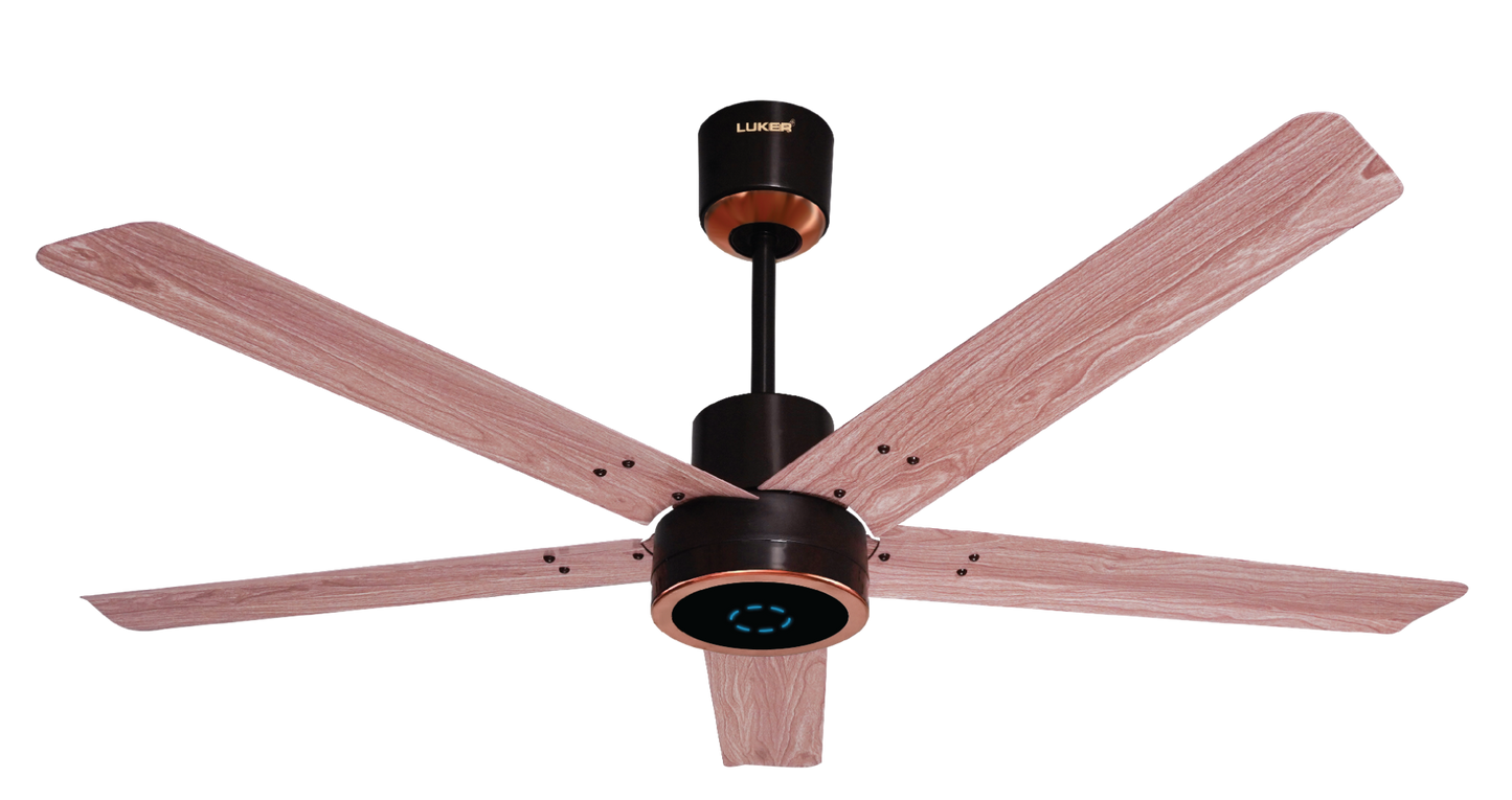 Turbine Wood BLDC Fan with IR Remote | 3-Year Warranty | 1200 mm
