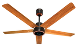Turbine Wood BLDC Fan with IR Remote | 3-Year Warranty | 1200 mm