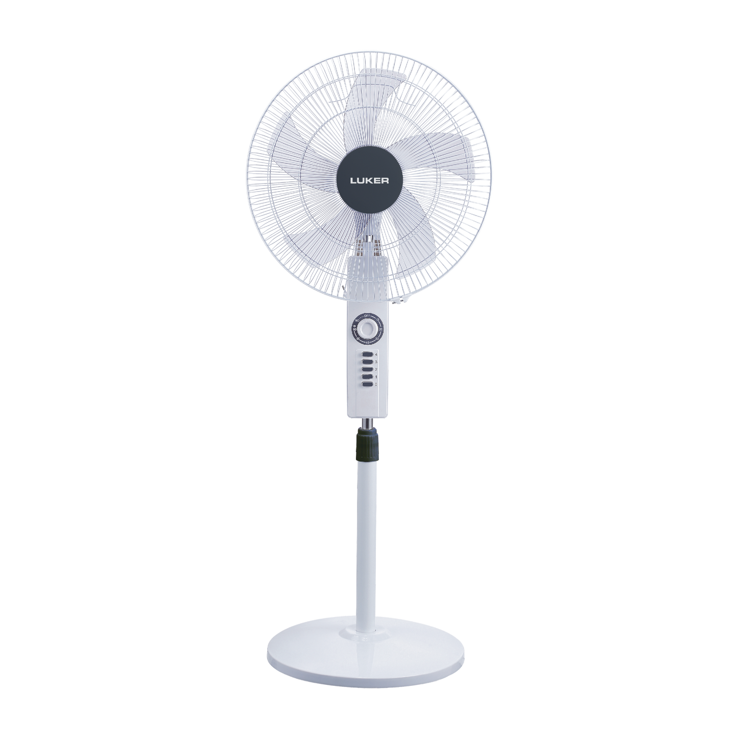 Zonda Pedestal Fan | 2-Year Warranty | 450mm | White Finish