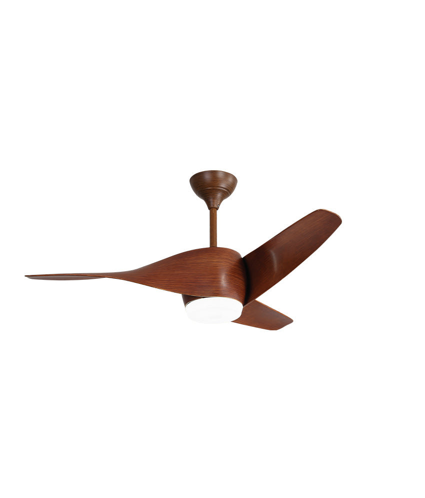 Augusta BLDC Ceiling Fan with 3 Mode Underlight | RF Remote | 2 Year Warranty | 1285 mm | ABS Blades | Premium Wood Finish